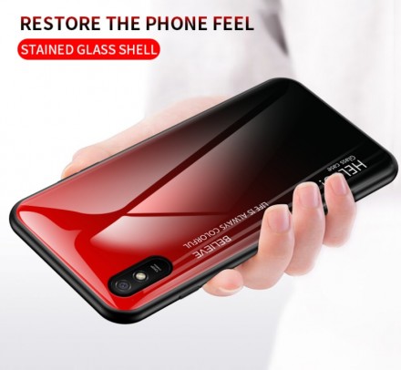 ТПУ чехол Color Glass для Xiaomi Redmi 9A