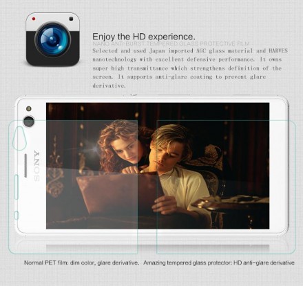 Защитное стекло Nillkin Anti-Explosion (H) для Sony Xperia C4