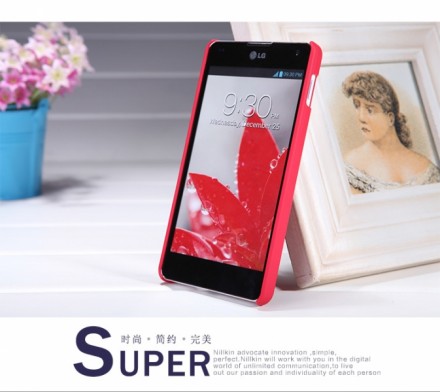 Пластиковая накладка Nillkin Super Frosted для LG E975 Optimus G (+ пленка на экран)