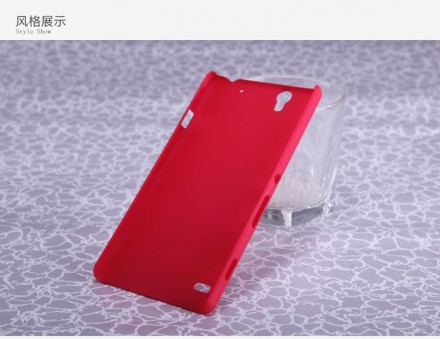 Пластиковая накладка Nillkin Super Frosted для Sony Xperia C4 (+ пленка на экран)