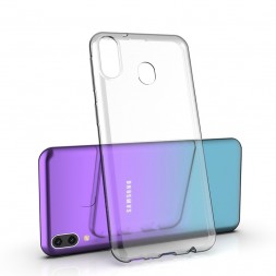 Ультратонкий ТПУ чехол Crystal для Samsung Galaxy M10s (прозрачный)