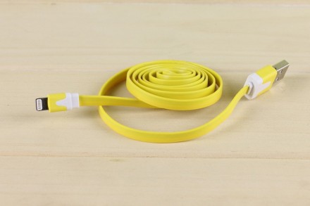Плоский USB кабель Lighting для iPhone 5 / iPhone 5S / iPhone SE