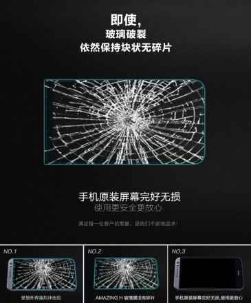 Защитное стекло Nillkin Anti-Explosion (H) для HTC Desire 616