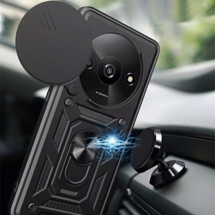 TPU+PC чехол Gate Ring Plaza (с защитой камеры) для Xiaomi Redmi A3