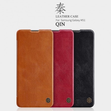 Чехол (книжка) Nillkin Qin для Samsung Galaxy M51 M515F