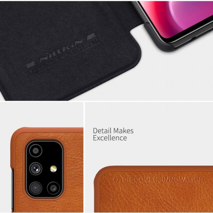 Чехол (книжка) Nillkin Qin для Samsung Galaxy M51 M515F