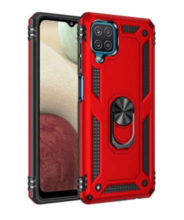 TPU+PC чехол Ring Plaza (с подставкой) для Samsung Galaxy A12