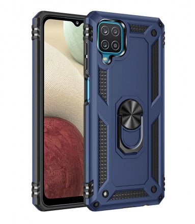 TPU+PC чехол Ring Plaza (с подставкой) для Samsung Galaxy A12