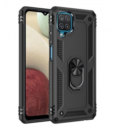 TPU+PC чехол Ring Plaza (с подставкой) для Samsung Galaxy A12