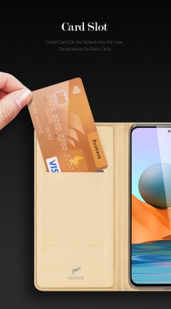 Чехол-книжка Dux для Xiaomi Redmi Note 10 Pro