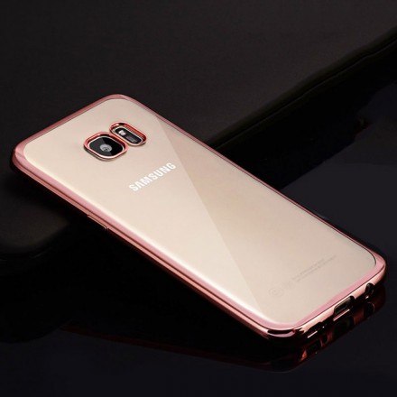 ТПУ накладка Electroplating Air Series для Samsung G935F Galaxy S7 Edge