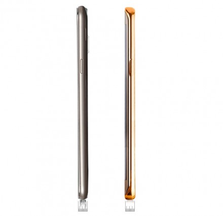 ТПУ накладка Electroplating Air Series для Samsung G935F Galaxy S7 Edge
