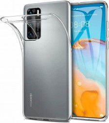 Ультратонкий ТПУ чехол Crystal для Huawei P40 (прозрачный)