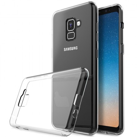Прозрачная накладка Crystal Strong 0.5 mm для Samsung Galaxy A8 Plus 2018 A730F
